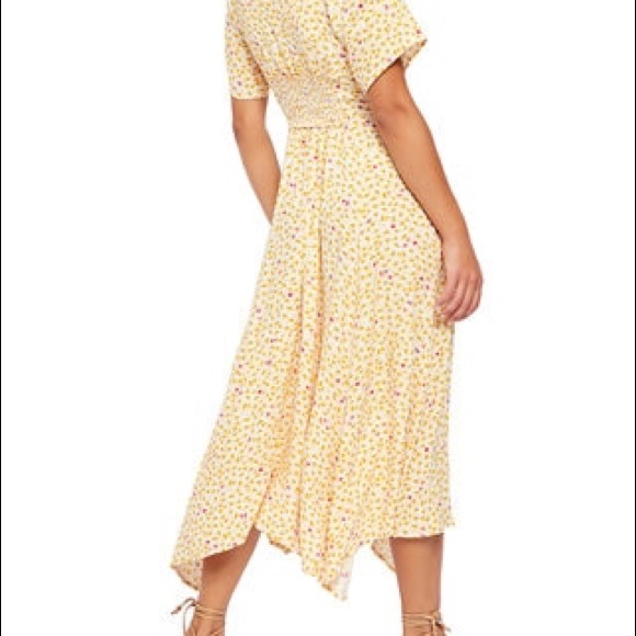 Free People 🌼 in full bloom 🌼 ivory yellow dress - Picture 3 of 7